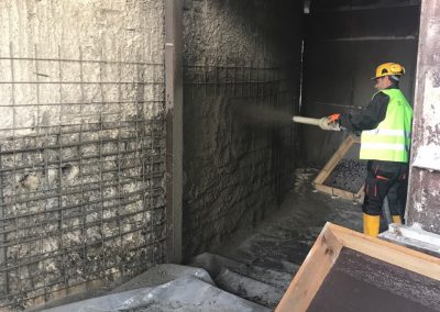 Пръскан бетон (торкрет бетон)